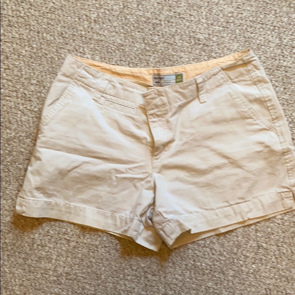Tan size 6 dress shorts